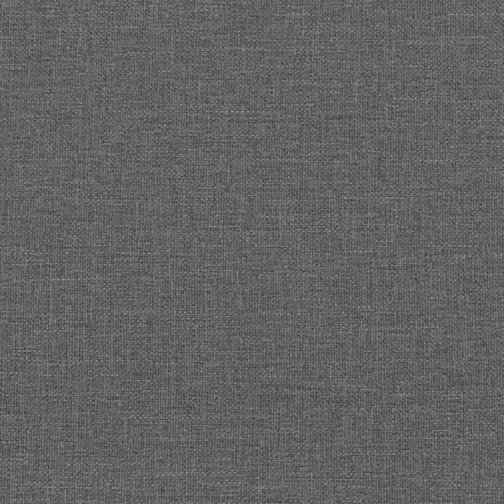vidaXL Σετ Σαλονιού 2 Τεμαχίων Σκούρο Γκρι Υφασμάτινο