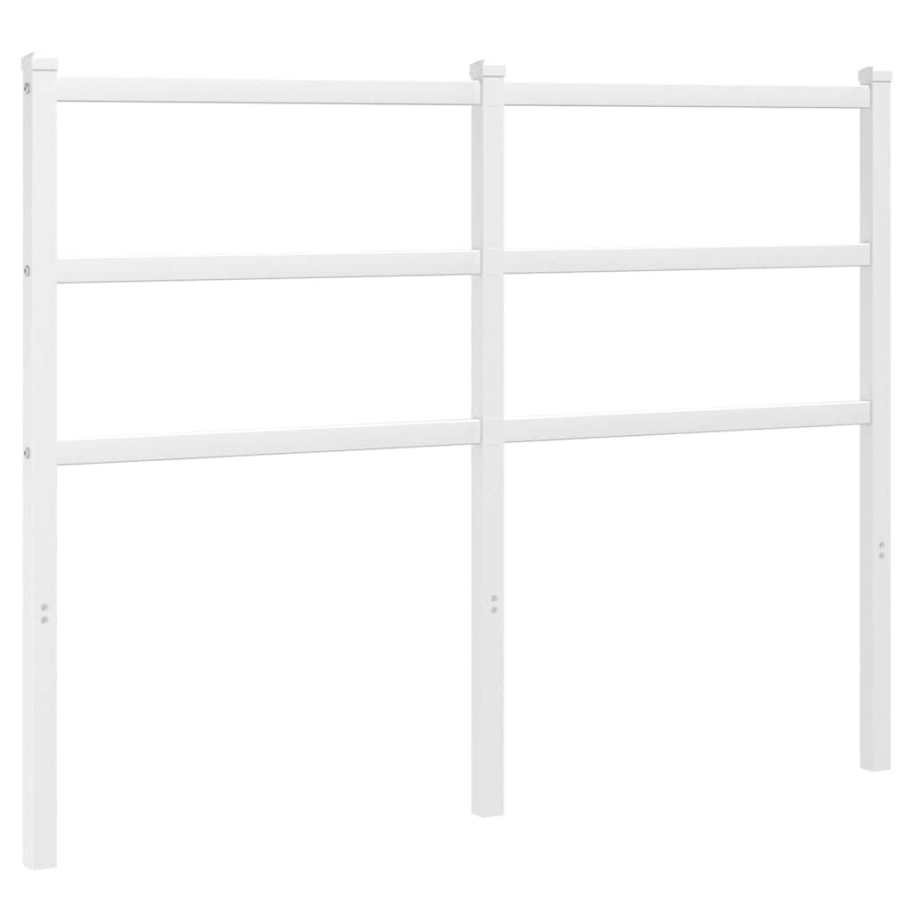 vidaXL Ανταλλακτικό κεφαλάρι Λευκό 120 εκ. Μεταλλικό