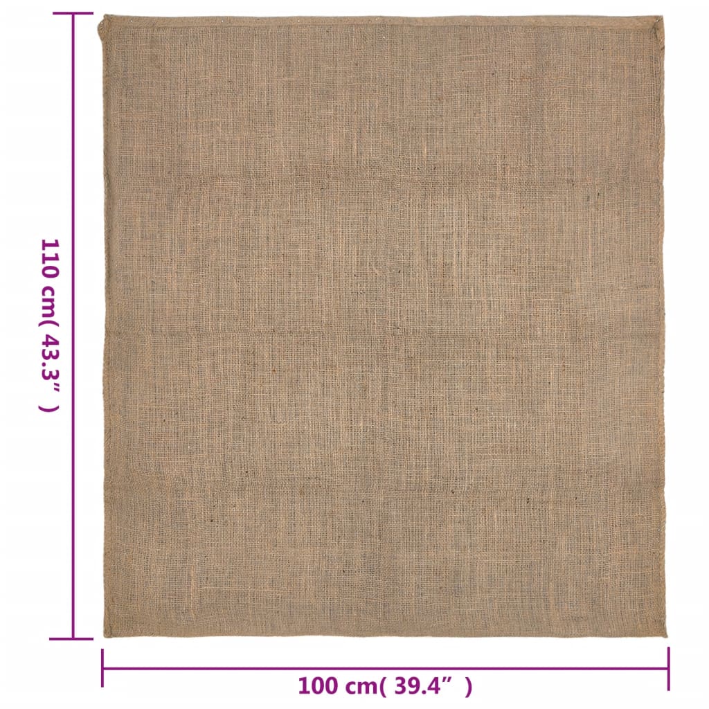 vidaXL Σακιά Γιούτας 5 Τεμ. 100 x 110 εκ. από Γιούτα 220 gsm