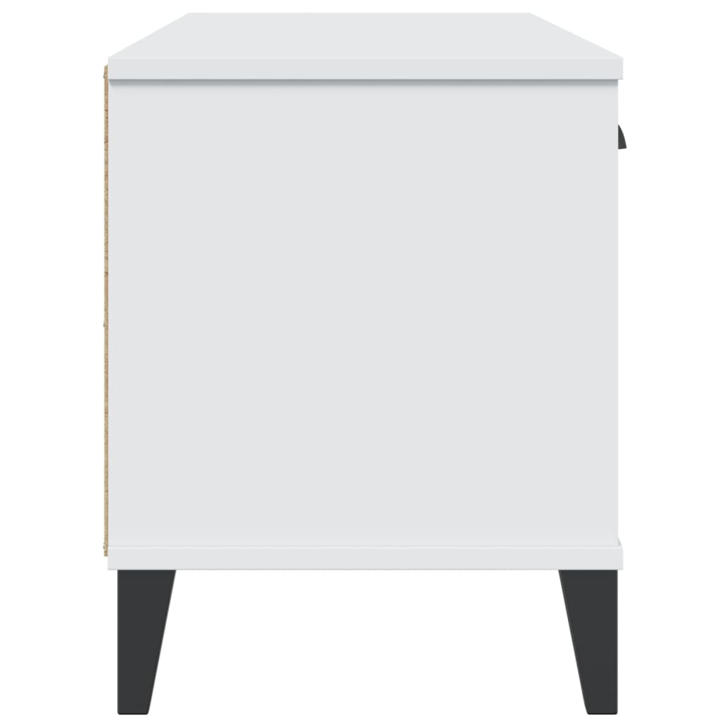 vidaXL Παπουτσοθήκη VIKEN Λευκή 106x35x45 εκ. από Επεξεργασμένο Ξύλο