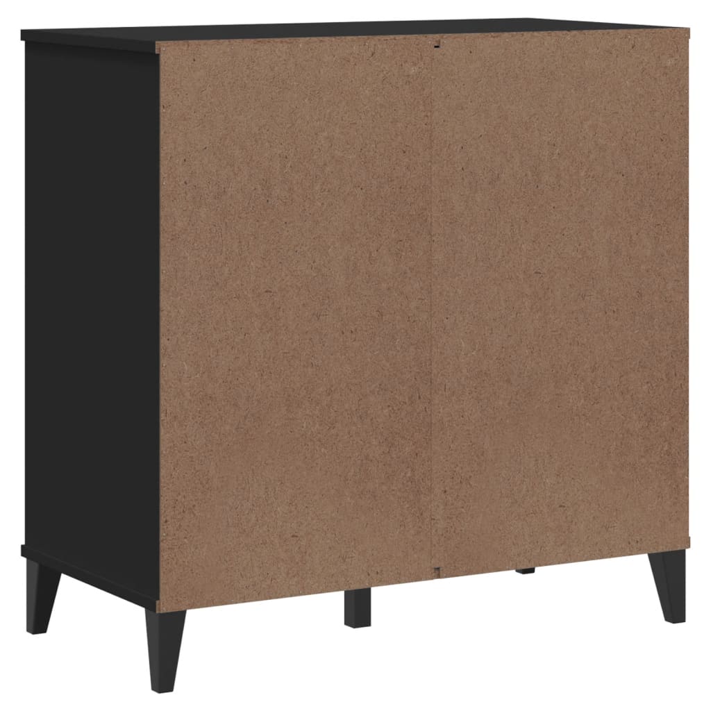 vidaXL Μπουφές VIKEN Μαύρος 80 x 40 x 80 εκ. από Επεξεργασμένο Ξύλο