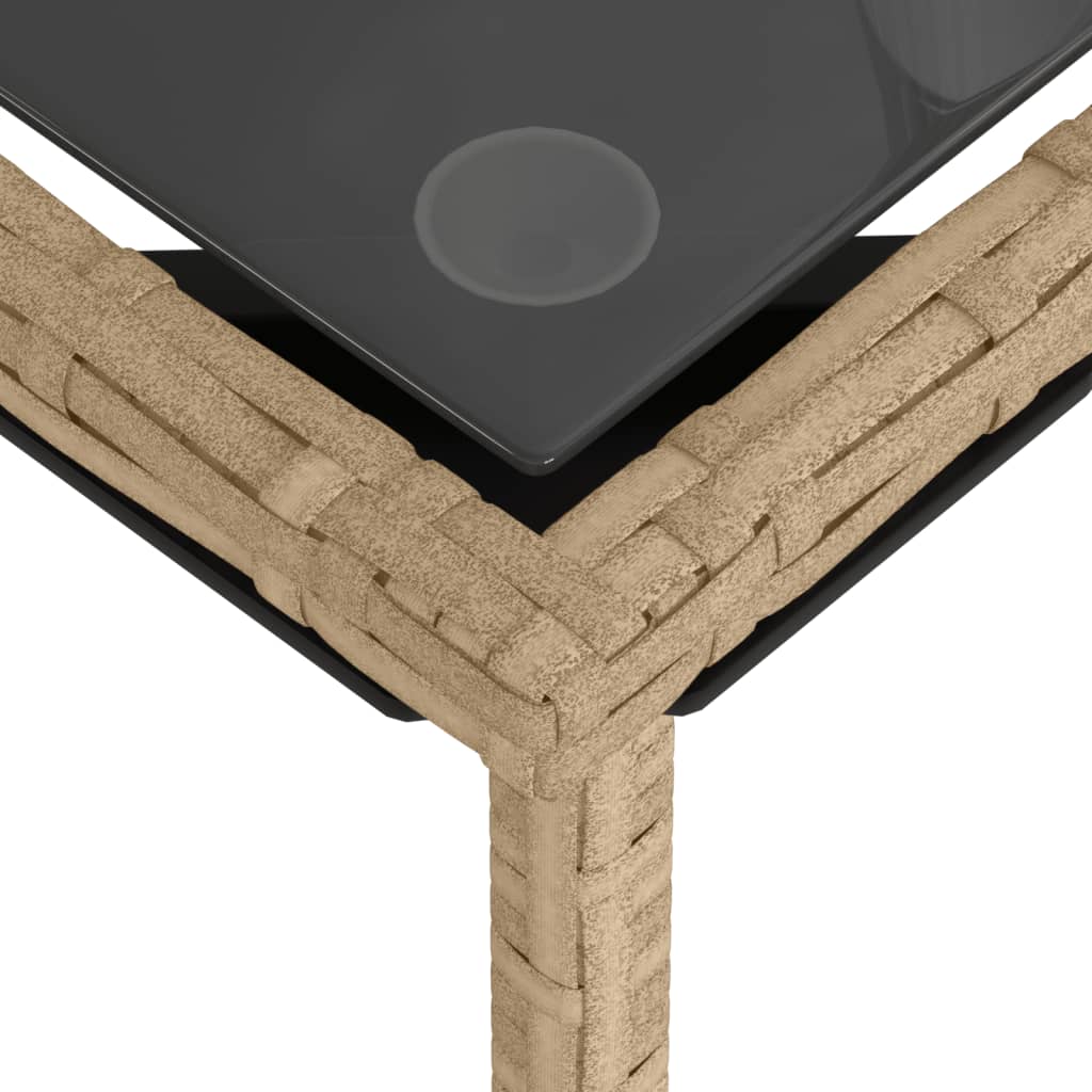 vidaXL Σετ Καναπές Κήπου 3 τεμ. Μπεζ Συνθετικό Ρατάν με Μαξιλάρια