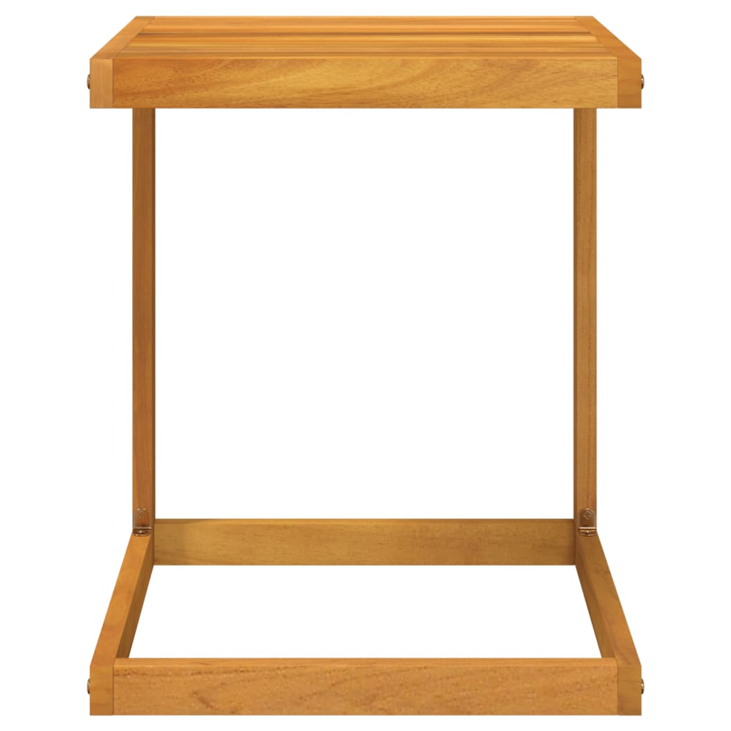 vidaXL Τραπέζι Γ 42 x 40 x 50 εκ. από Μασίφ Ξύλο Ακακίας