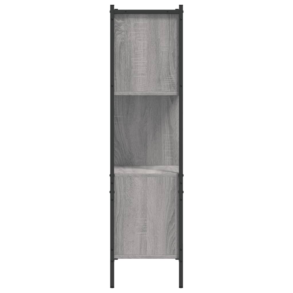 vidaXL Βιβλιοθήκη Γκρι Sonoma 72x28x109 εκ. από Επεξεργασμένο Ξύλο