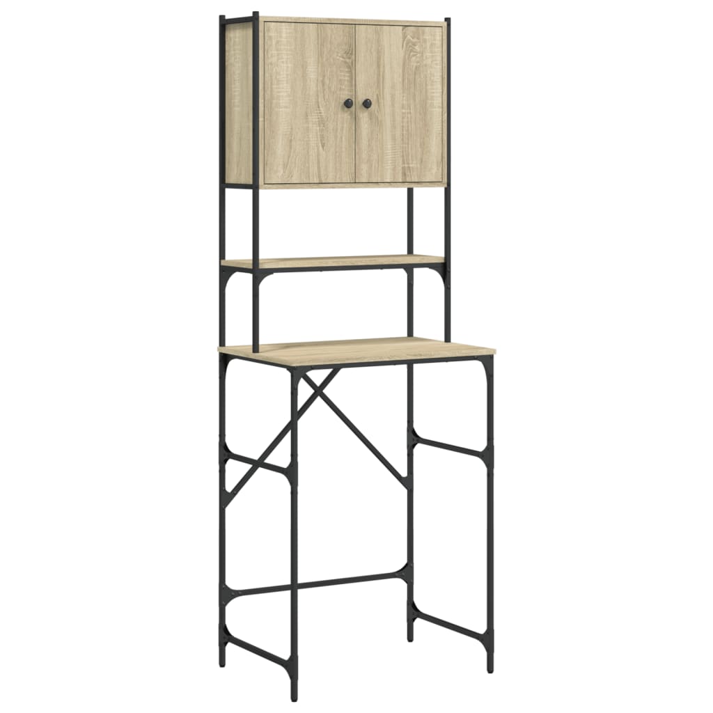 vidaXL Ντουλάπι Πλυντηρίου Sonoma Δρυς 68x48,5x194 εκ.