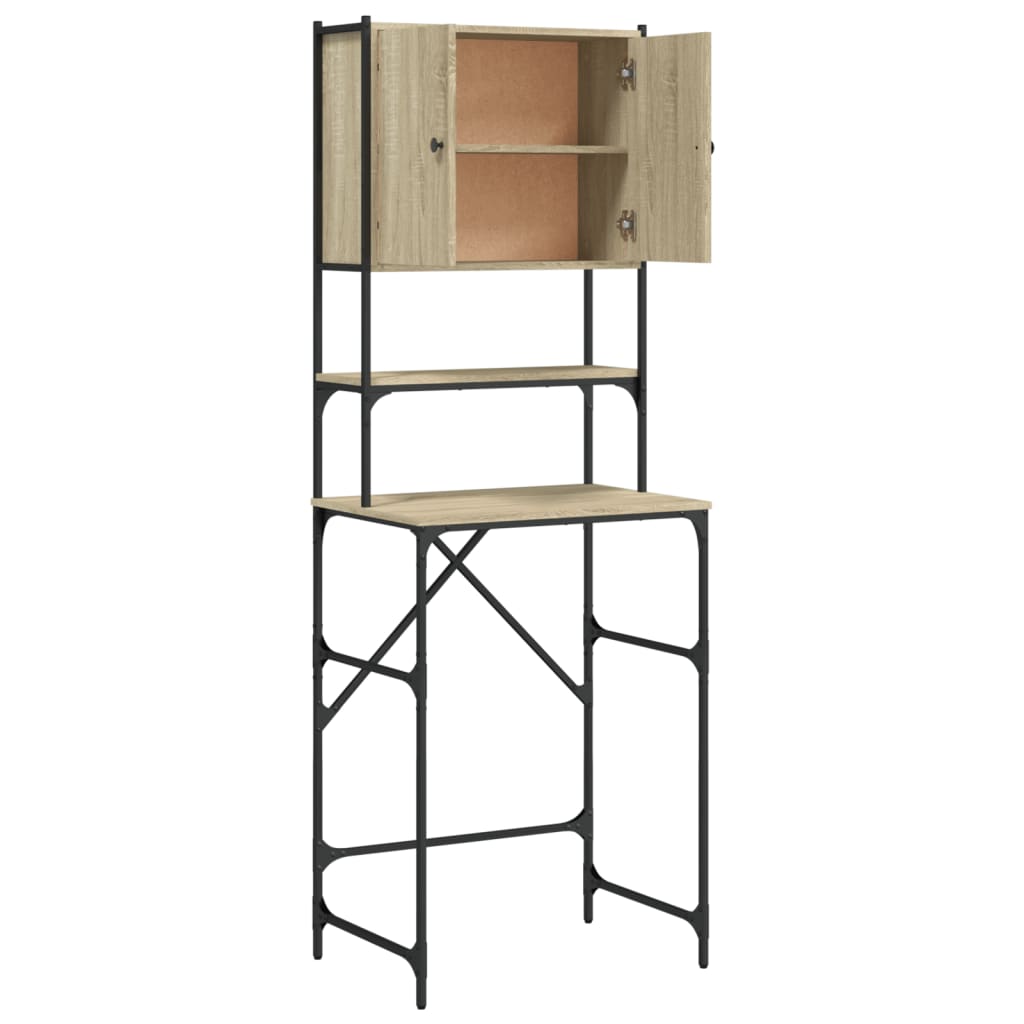 vidaXL Ντουλάπι Πλυντηρίου Sonoma Δρυς 68x48,5x194 εκ.