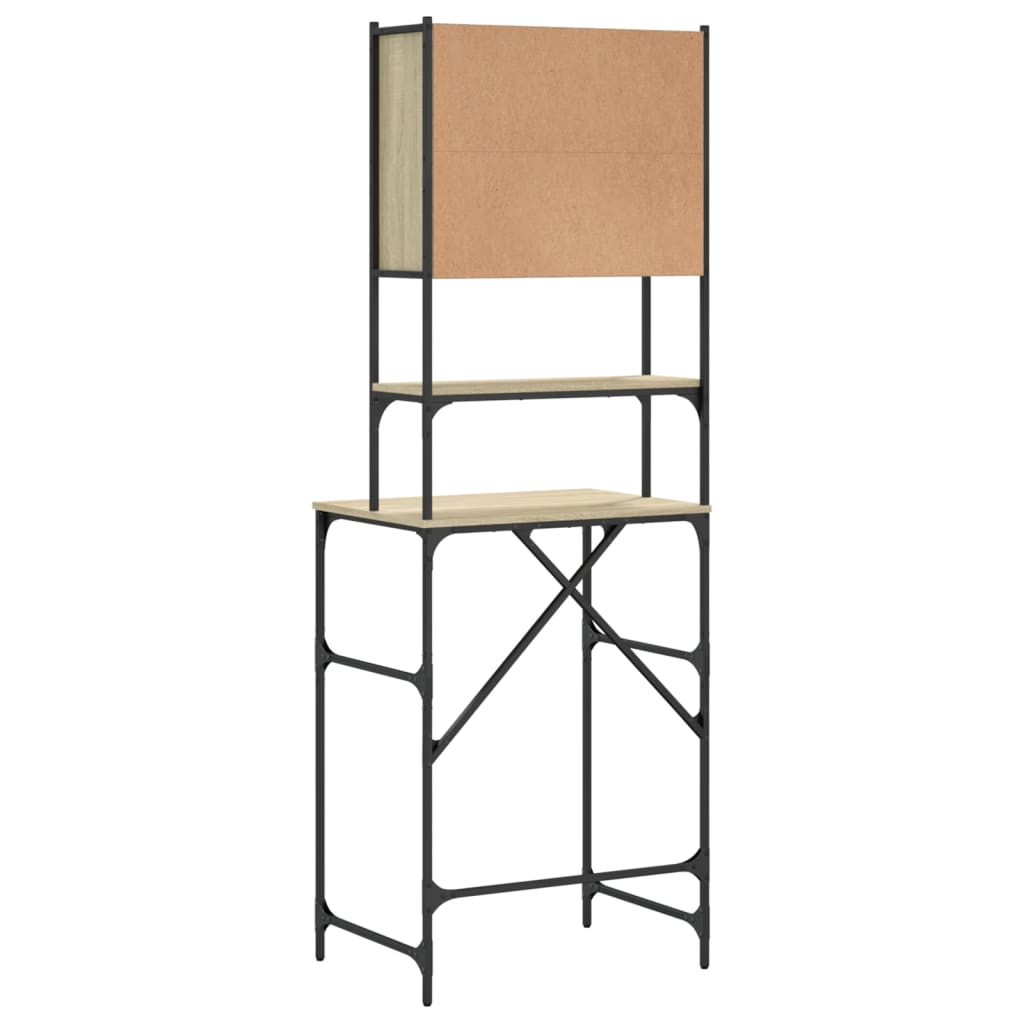 vidaXL Ντουλάπι Πλυντηρίου Sonoma Δρυς 68x48,5x194 εκ.