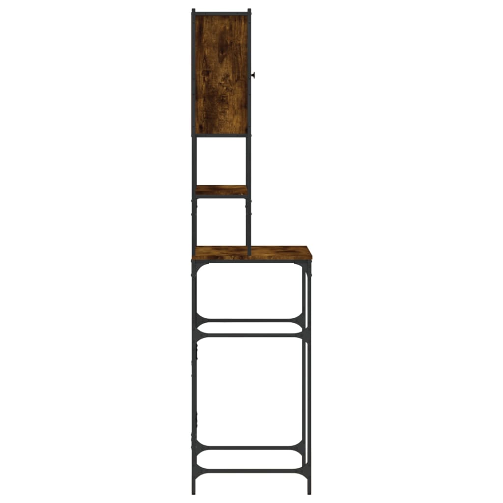 vidaXL Ντουλάπι Πλυντηρίου Καπνιστή Δρυς 68x48,5x194 εκ.