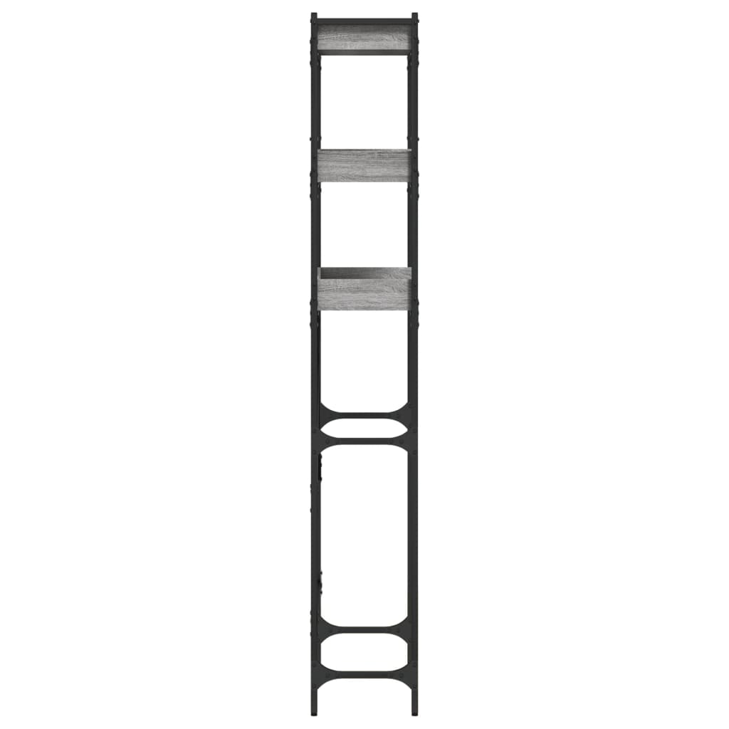 vidaXL Ραφιέρα Πλυντηρίου Γκρι Sonoma 67x25x163 εκ. από Επεξεργ. Ξύλο