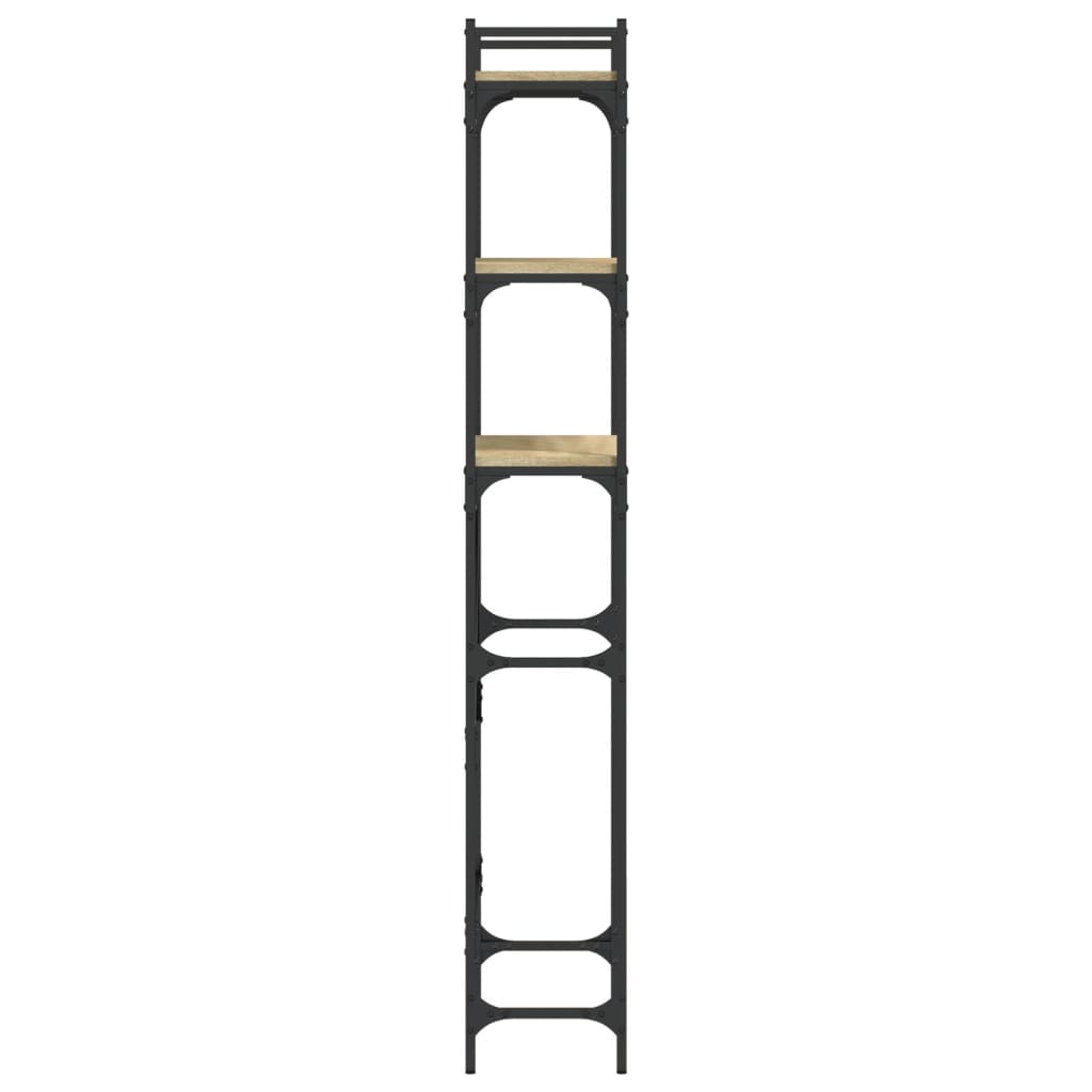 vidaXL Ραφιέρα Πλυντηρίου Sonoma Δρυς 67x25x163 εκ. από Επεξεργ. Ξύλο