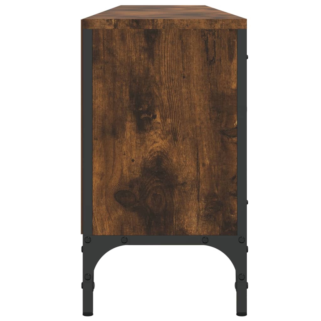 vidaXL Έπιπλο Τηλεόρασης με Συρτάρι Καπν. Δρυς 200x25x44 εκ Επεξ. Ξύλο