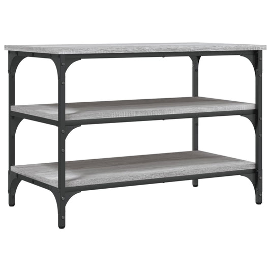 vidaXL Παπουτσοθήκη Γκρι Sonoma 70x38,5x49 εκ. από Επεξεργασμένο Ξύλο