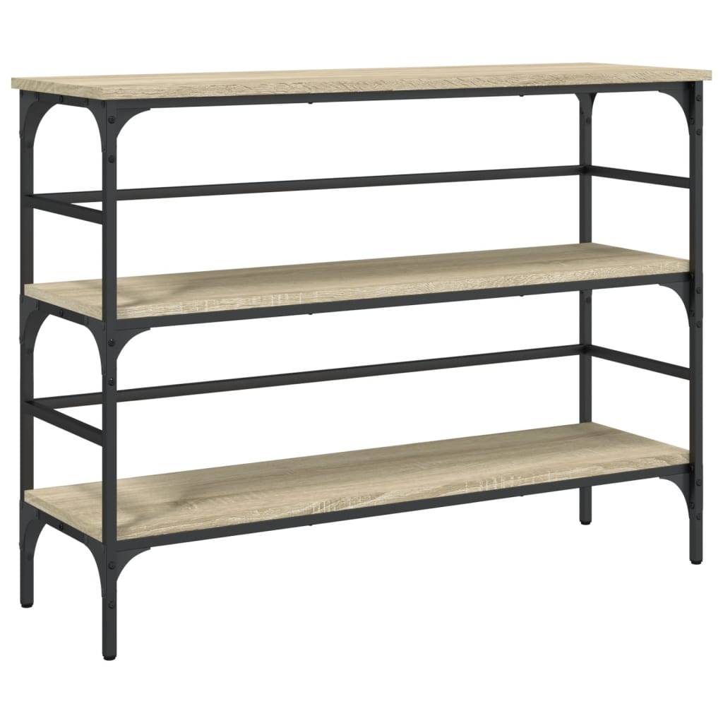 vidaXL Τραπέζι Κονσόλα Sonoma Δρυς 100x32x75 εκ. Επεξεργασμένο Ξύλο