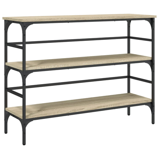 vidaXL Τραπέζι Κονσόλα Sonoma Δρυς 100x32x75 εκ. Επεξεργασμένο Ξύλο