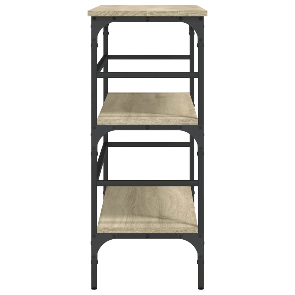 vidaXL Τραπέζι Κονσόλα Sonoma Δρυς 100x32x75 εκ. Επεξεργασμένο Ξύλο