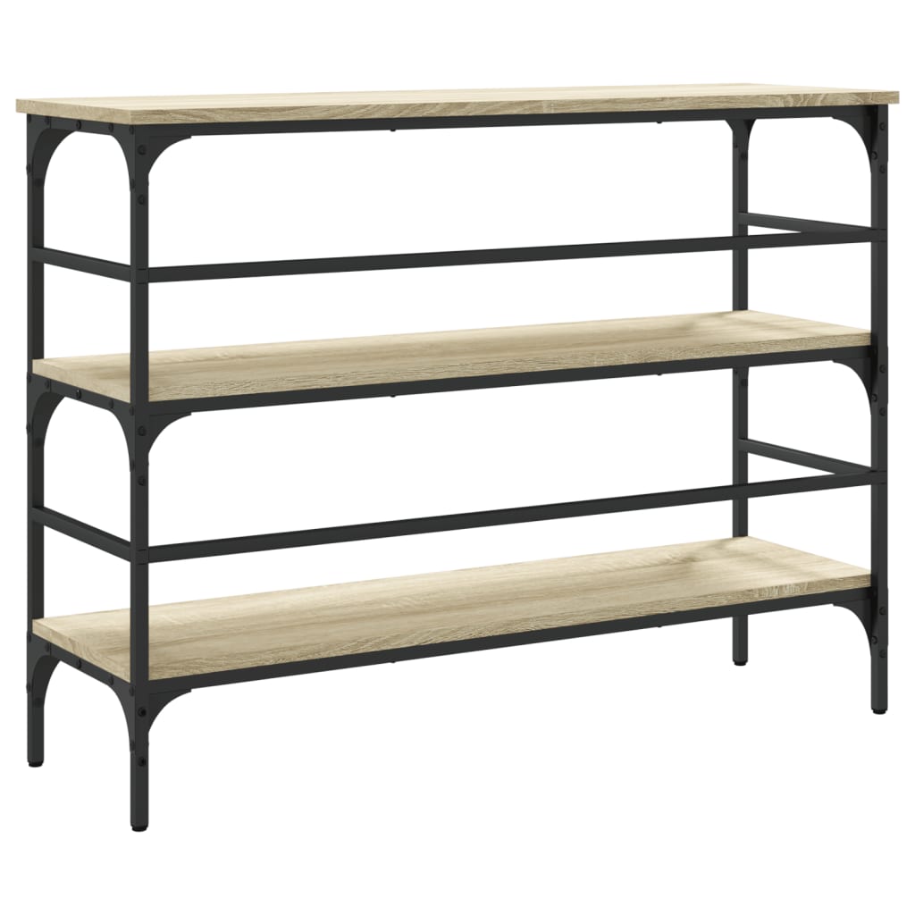 vidaXL Τραπέζι Κονσόλα Sonoma Δρυς 100x32x75 εκ. Επεξεργασμένο Ξύλο