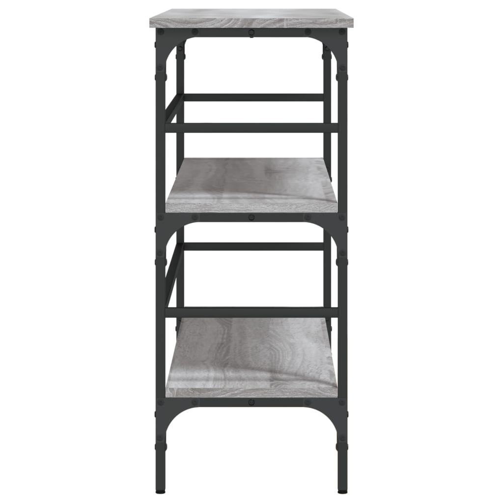 vidaXL Τραπέζι Κονσόλα Γκρι Sonoma 100x32x75 εκ. Επεξεργασμένο Ξύλο