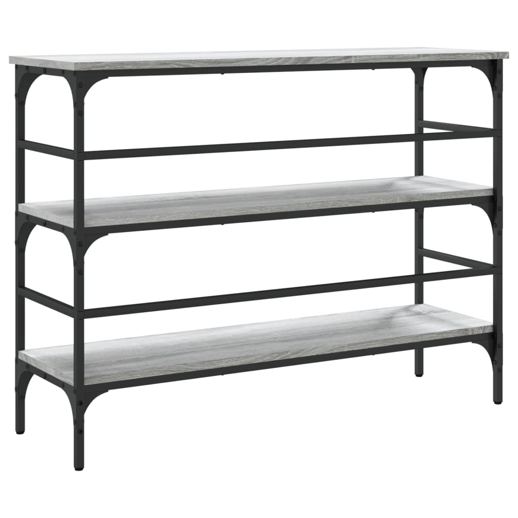 vidaXL Τραπέζι Κονσόλα Γκρι Sonoma 100x32x75 εκ. Επεξεργασμένο Ξύλο