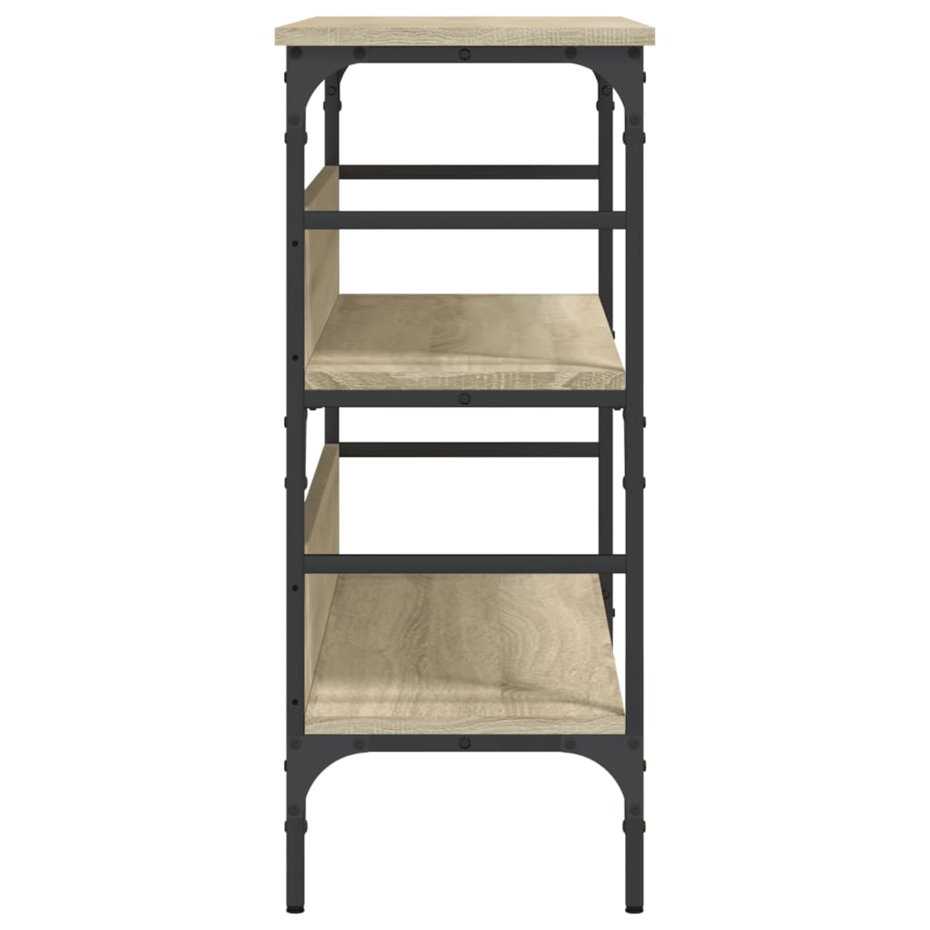 vidaXL Τραπέζι Κονσόλα Sonoma Δρυς 100x32x75 εκ. Επεξεργασμένο Ξύλο