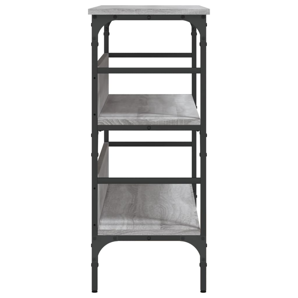 vidaXL Τραπέζι Κονσόλα Γκρι Sonoma 100x32x75 εκ. Επεξεργασμένο Ξύλο