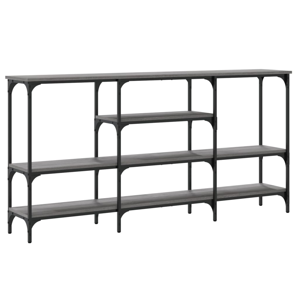 vidaXL Τραπέζι Κονσόλα Γκρι Sonoma 160x29x80 εκ. Επεξεργασμένο Ξύλο