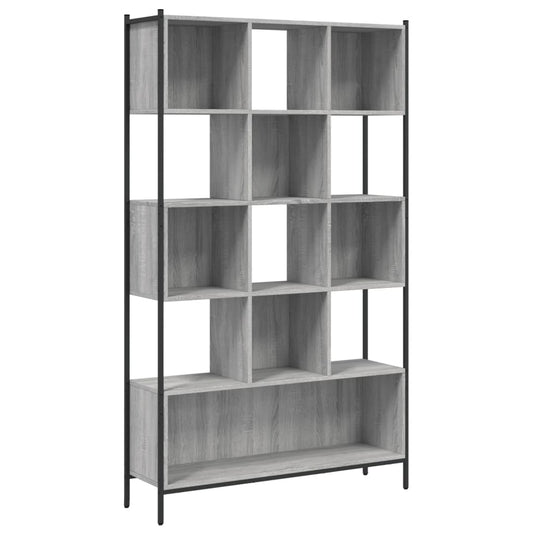 vidaXL Βιβλιοθήκη Γκρι Sonoma 102 x 28 x 172εκ. από Επεξεργασμένο Ξύλο