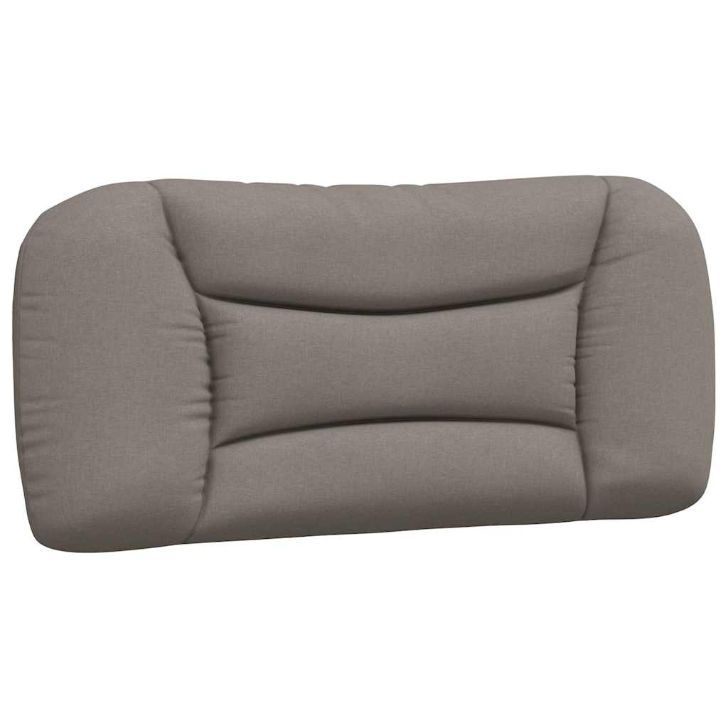 vidaXL Σκελετός Κρεβατιού Χωρίς Στρώμα Hvar Taupe 90x200 εκ. Υφασμάτινο