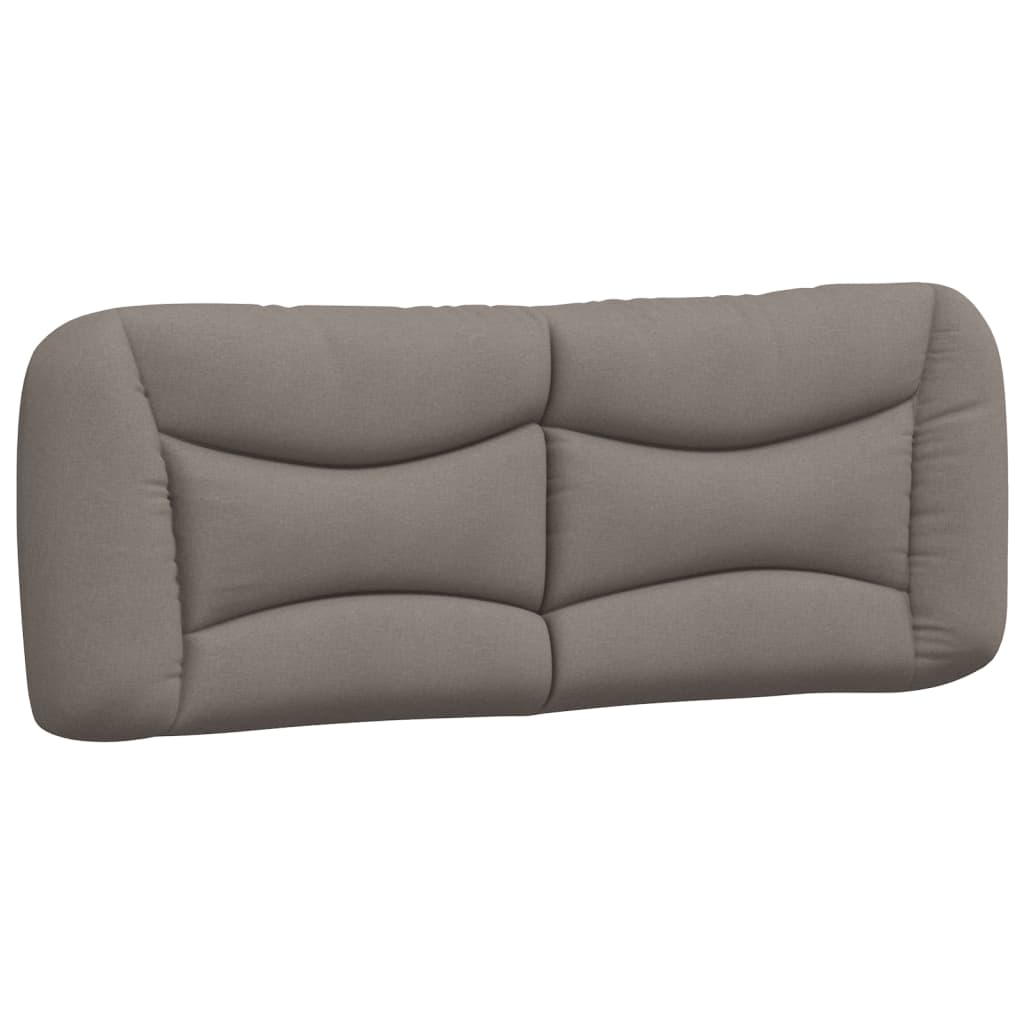 vidaXL Σκελετός Κρεβατιού Χωρίς Στρώμα Taupe 120x200 εκ. Υφασμάτινο