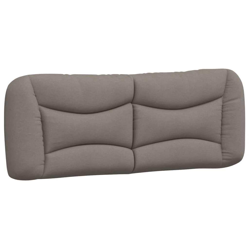 vidaXL Σκελετός Κρεβατιού Χωρίς Στρώμα Taupe 140x200 εκ. Υφασμάτινο
