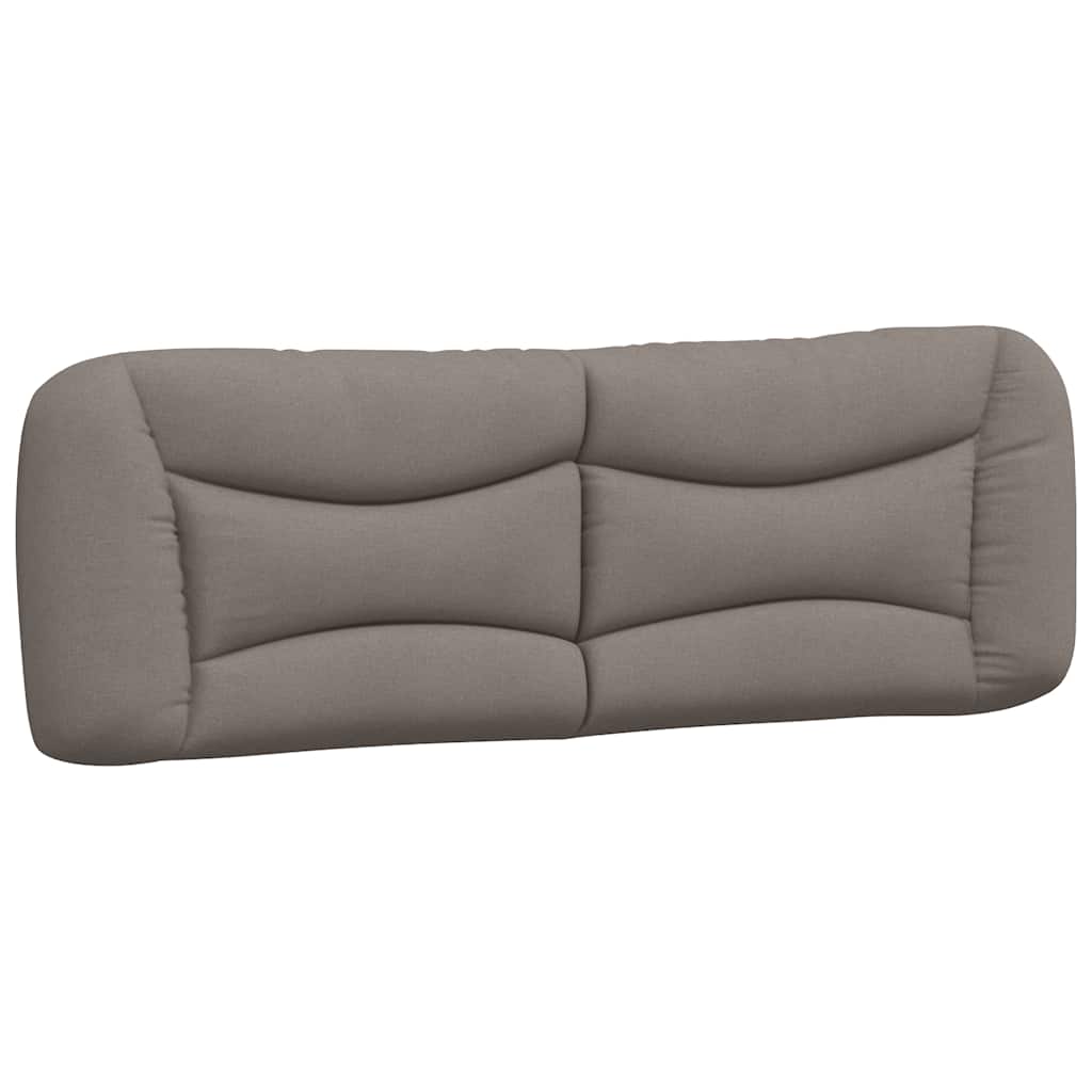 vidaXL Σκελετός Κρεβατιού Χωρίς Στρώμα Hvar Taupe 160x200 εκ. Υφασμάτινο