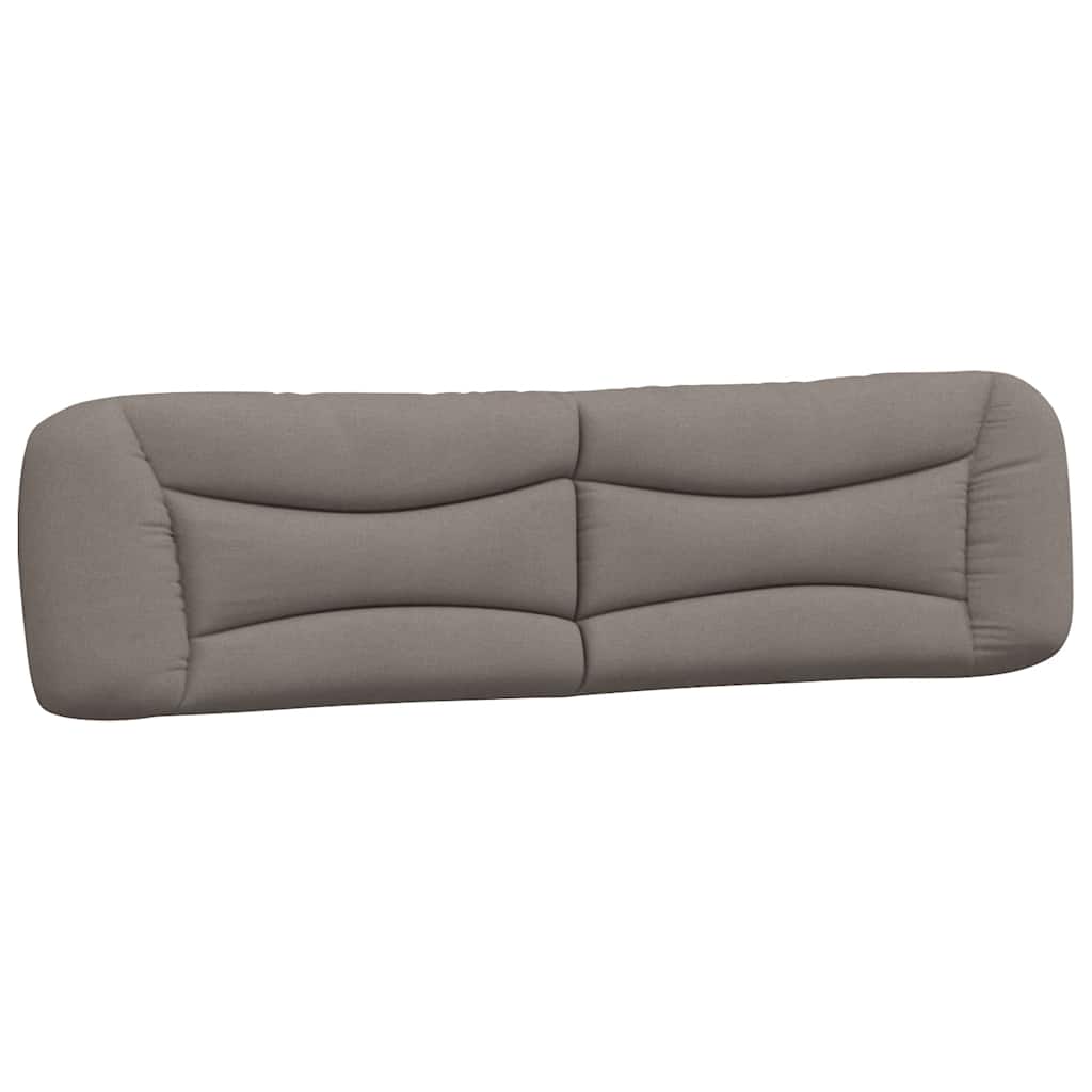 vidaXL Σκελετός Κρεβατιού Χωρίς Στρώμα Hvar Taupe 200x200 εκ.Υφασμάτινο