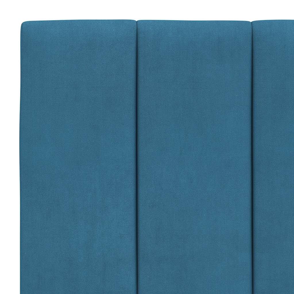 vidaXL Πλαίσιο Κρεβατιού Χωρίς Στρώμα Hanko Μπλε 80x200 εκ. Βελούδινο