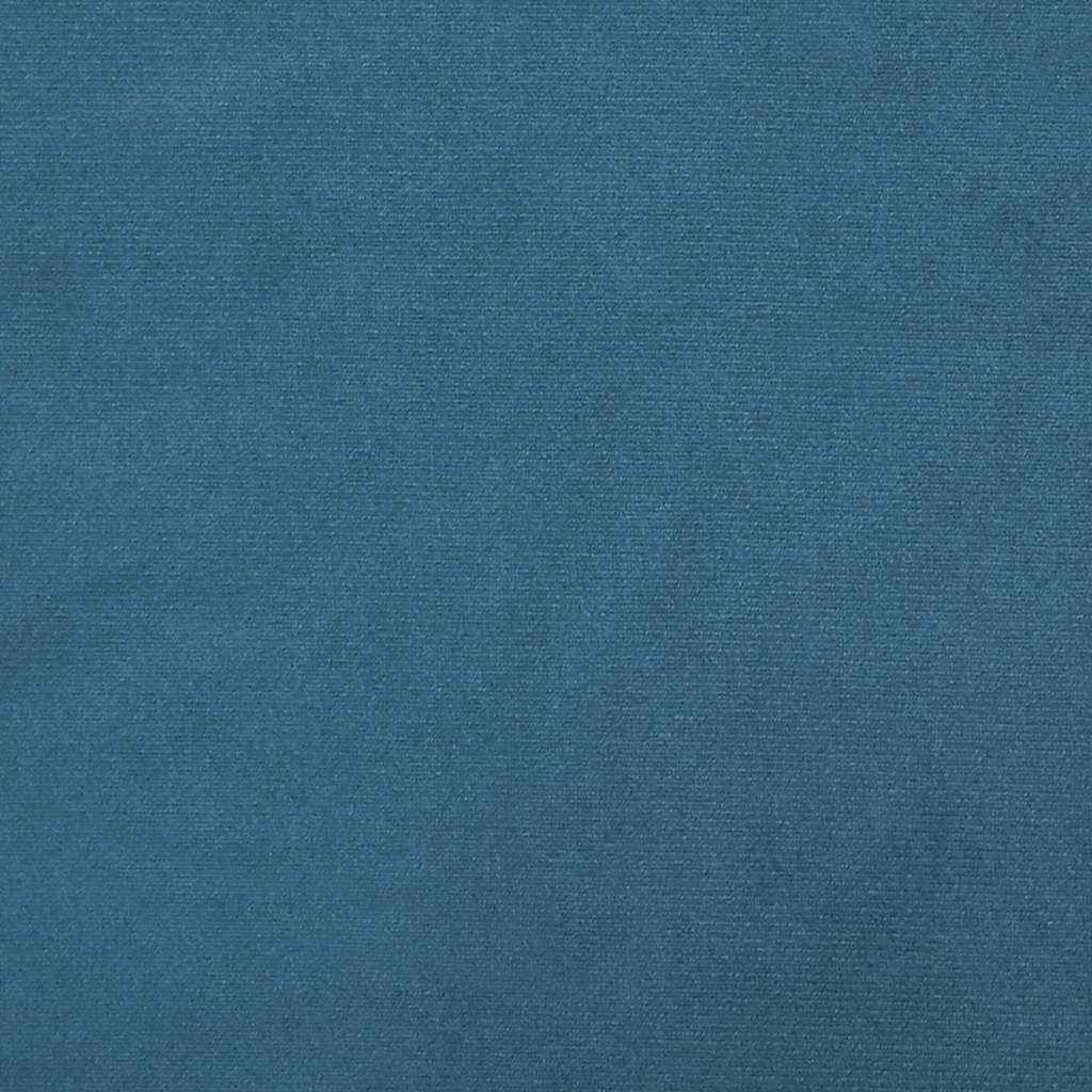 vidaXL Σκελετός Κρεβατιού Χωρίς Στρώμα Μπλε 140x190 εκ. Βελούδινο