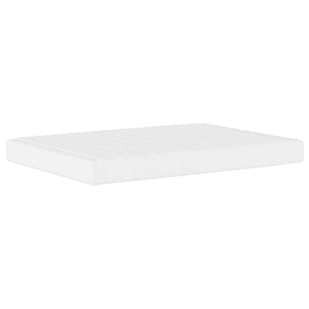 vidaXL Κρεβάτι με Στρώμα Dover Σκούρο Πράσινο 140x200εκ. Βελούδινο