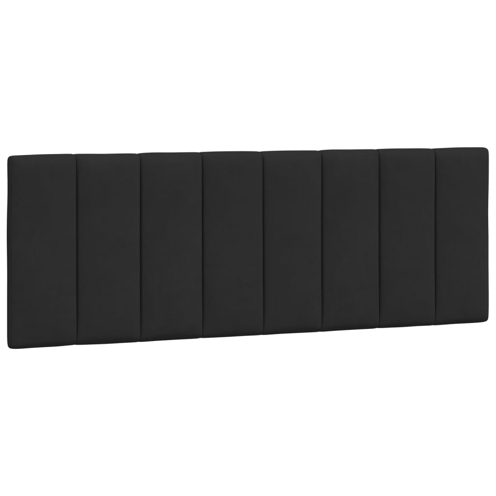 vidaXL Κρεβάτι με Στρώμα Hanko Μαύρο 120 x 200 εκ. Βελούδινο