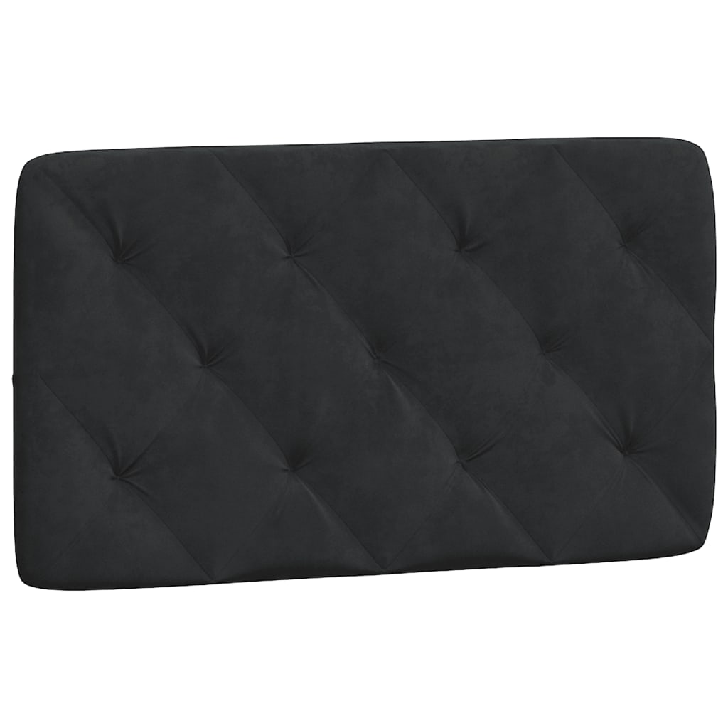 vidaXL Κρεβάτι με Στρώμα Μαύρο 90x190 εκ. Βελούδινο