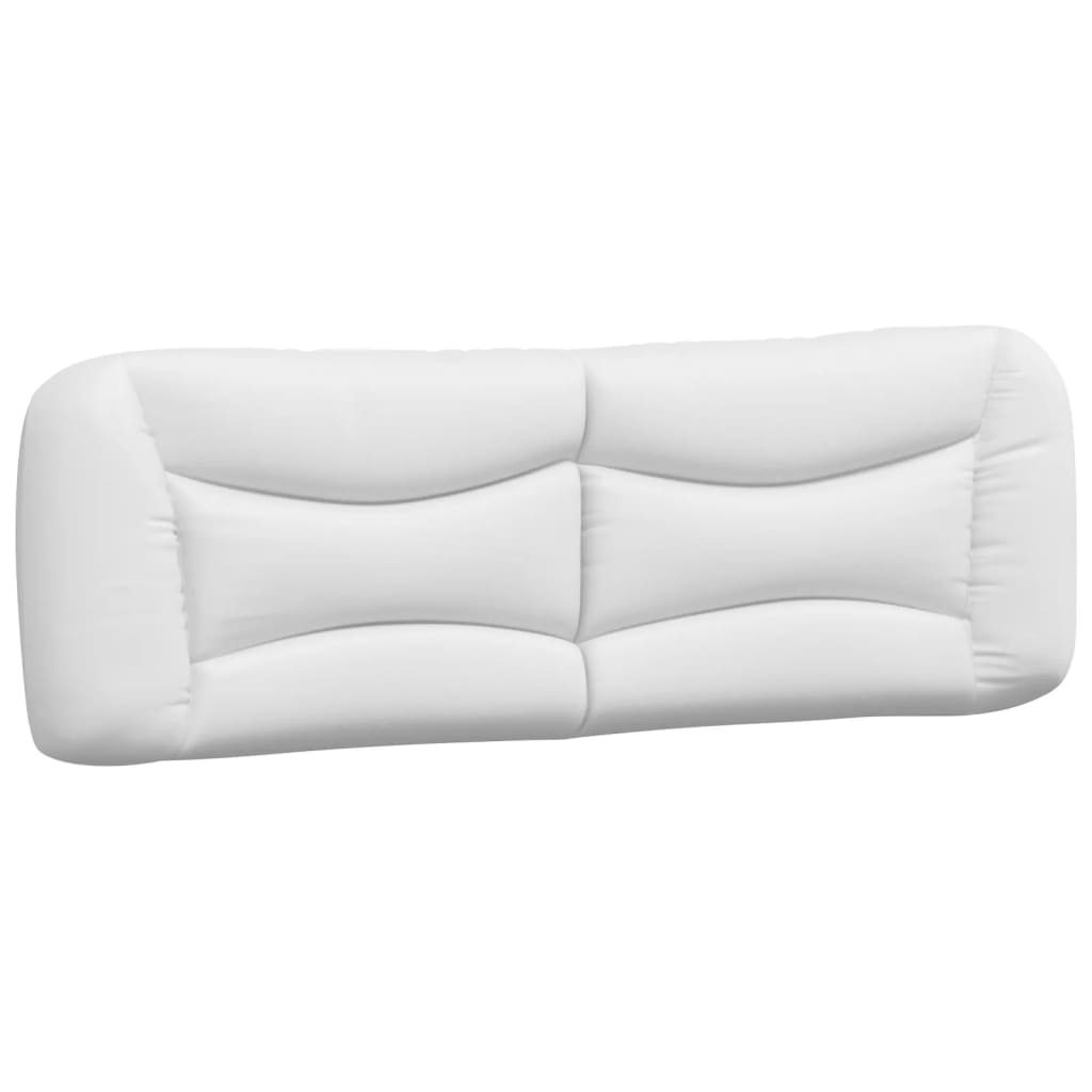 vidaXL Κρεβάτι με Στρώμα Hvar Μαύρο/Λευκό 160x200 εκ. από Συνθετικό Δέρμα