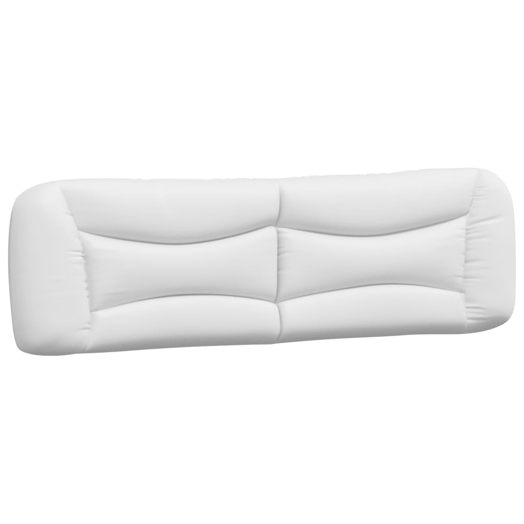 vidaXL Κρεβάτι με Στρώμα Hvar Μαύρο/Λευκό 180x200 εκ. από Συνθετικό Δέρμα