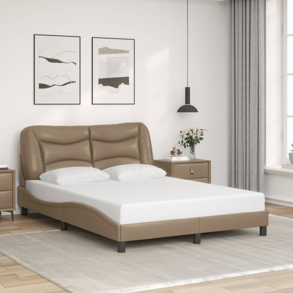 vidaXL Πλαίσιο κρεβατιού με LED χωρίς στρώμα Hvar 120x200 εκ.