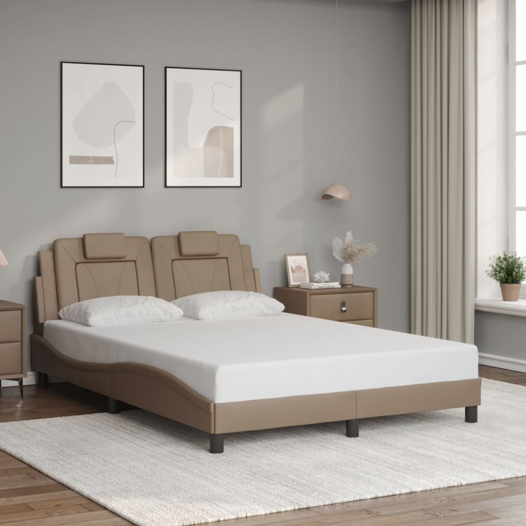 vidaXL Πλαίσιο Κρεβατιού Viana με LED Χωρίς Στρώμα 120x200 εκ.