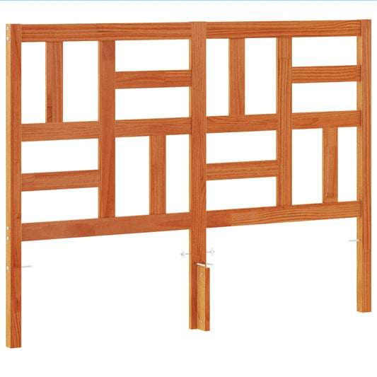 vidaXL Κεφαλάρι Καφέ Κεριού 160 εκ. από Μασίφ Ξύλο Πεύκου