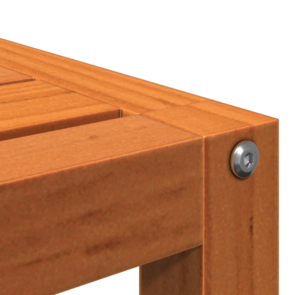 vidaXL Βάσεις Φυτών 3 τεμ. Καφέ Κεριού από Μασίφ Ξύλο Πεύκου