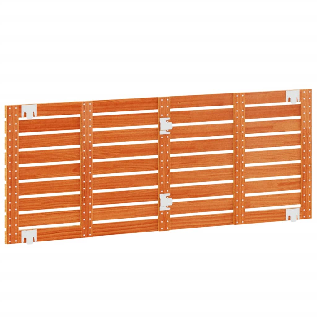 vidaXL Κεφαλάρι Επιτοίχιο 166 x 3 x 63 εκ. από Μασίφ Ξύλο Πεύκου