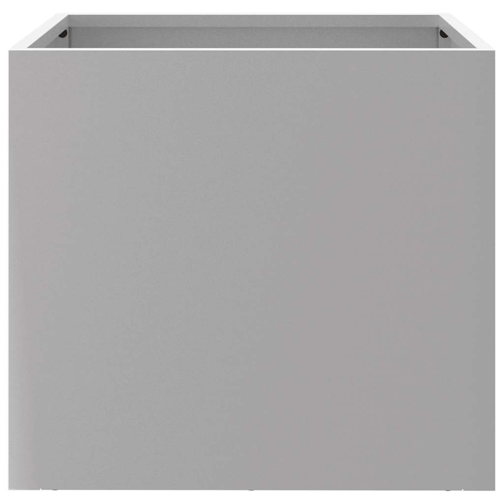 vidaXL Ζαρντινιέρες 2 τεμ. Ασημί 32x30x29 εκ. από Γαλβανισμένο Χάλυβα