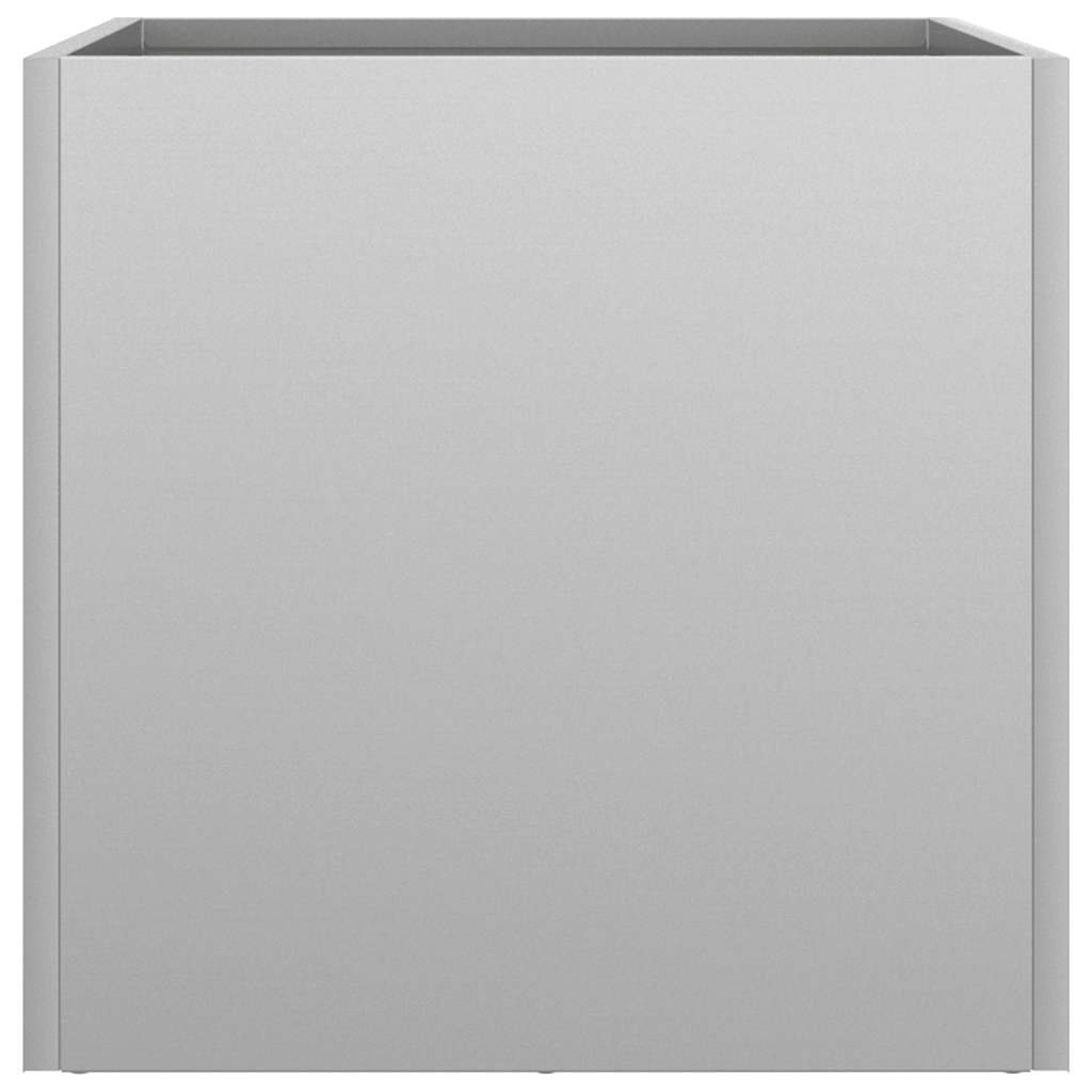 vidaXL Ζαρντινιέρες 2 τεμ. Ασημί 32x30x29 εκ. από Γαλβανισμένο Χάλυβα