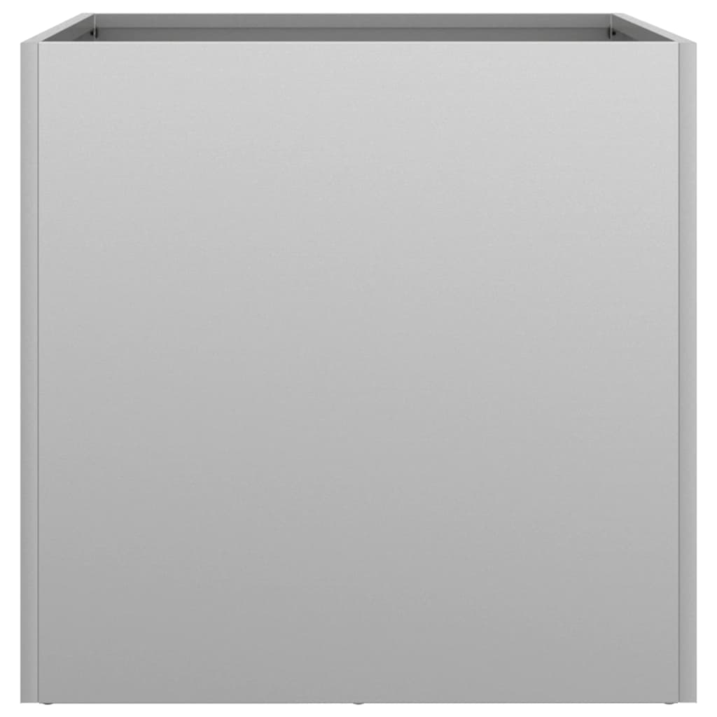 vidaXL Ζαρντινιέρα Ασημί 32 x 30 x 29 εκ. από Γαλβανισμένο Χάλυβα