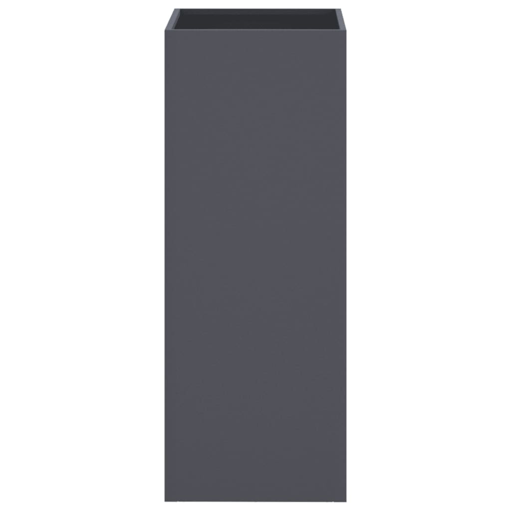 vidaXL Ζαρντινιέρα Ανθρακί 32x29x75 εκ. από Χάλυβα