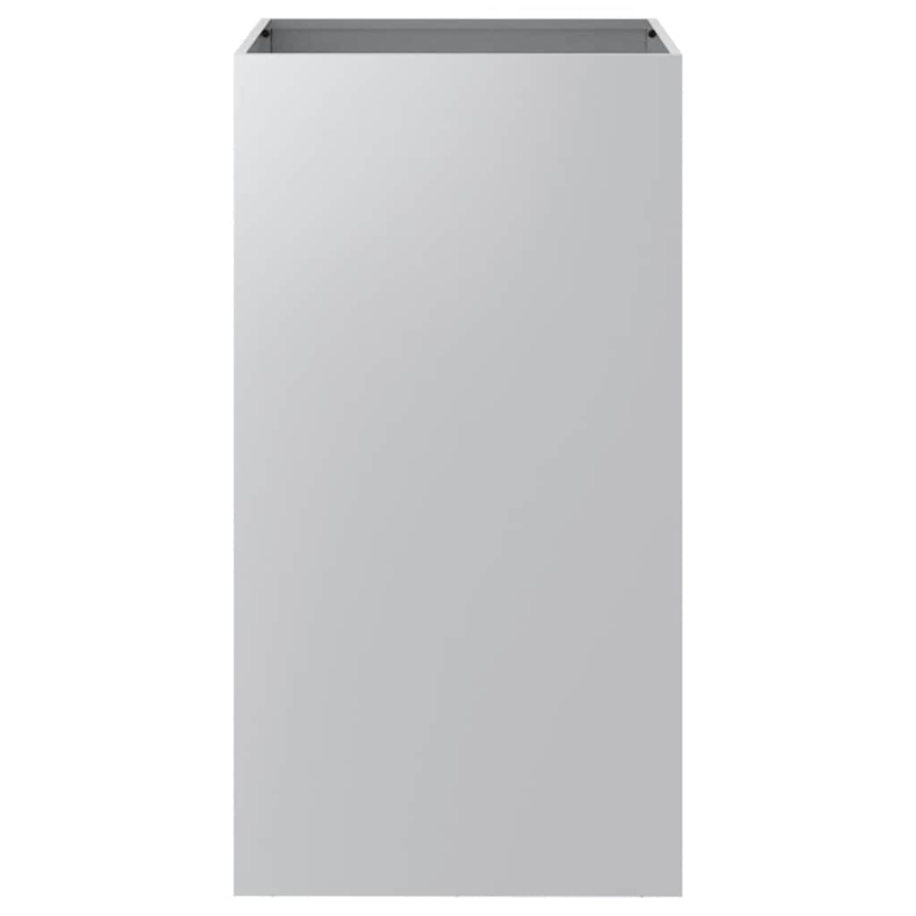 vidaXL Ζαρντινιέρα Ασημί 42x38x75 εκ. από Γαλβανισμένο Χάλυβα