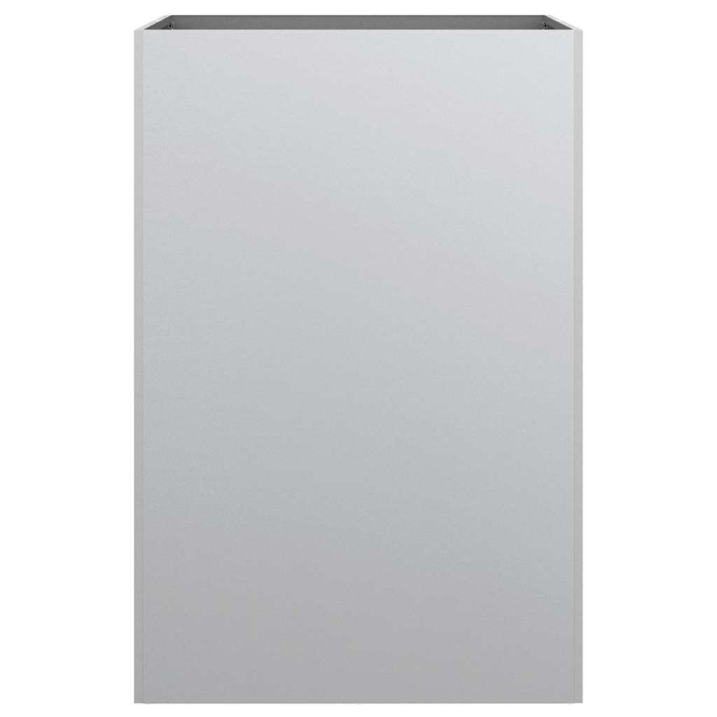 vidaXL Ζαρντινιέρα Ασημί 52x48x75 εκ. από Γαλβανισμένο Χάλυβα