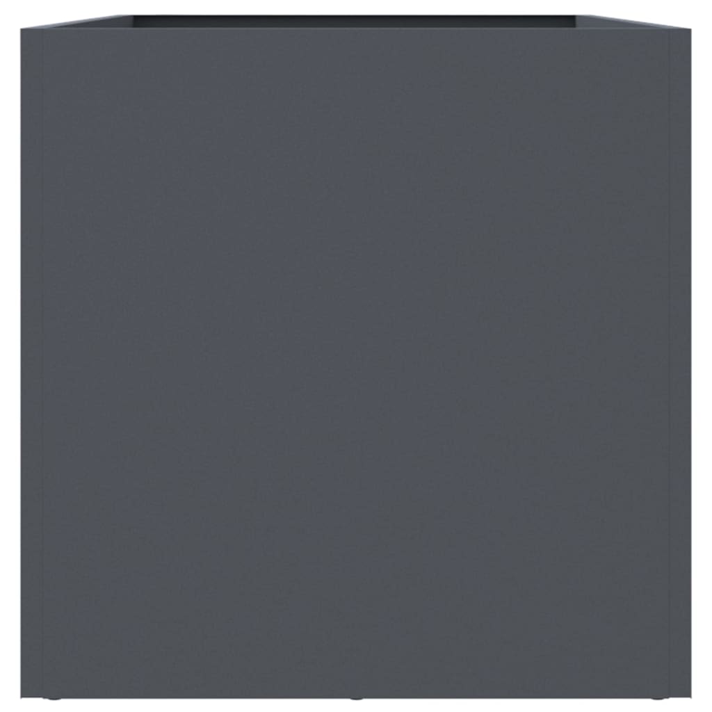 vidaXL Ζαρντινιέρα Ανθρακί 62x30x29 εκ. από Χάλυβα